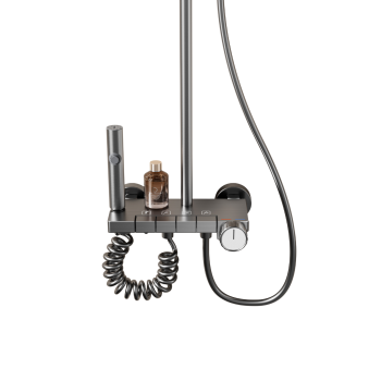 Nowoczesny zestaw Prysznicowy Kolumna Natryskowy Deszczownica, REGULOWANY